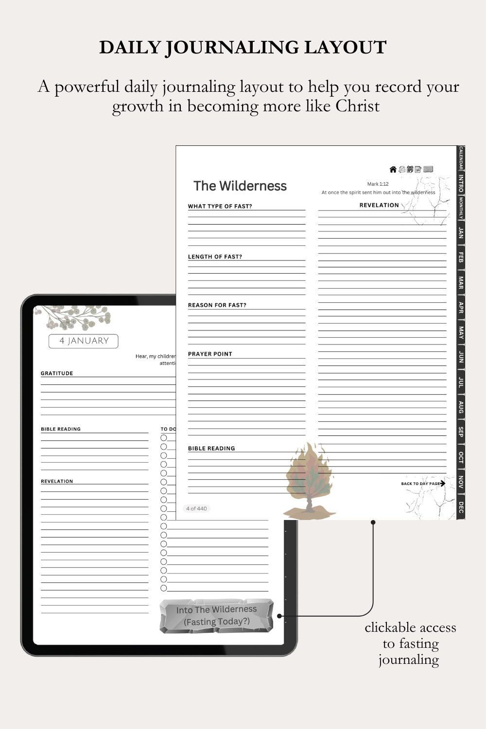 The Journey To The Promise Land Planner